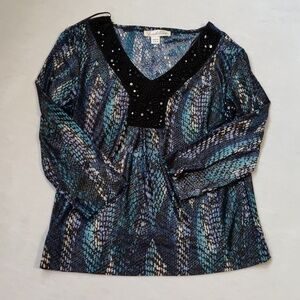 TRADITION snakeskin top size 2-4
